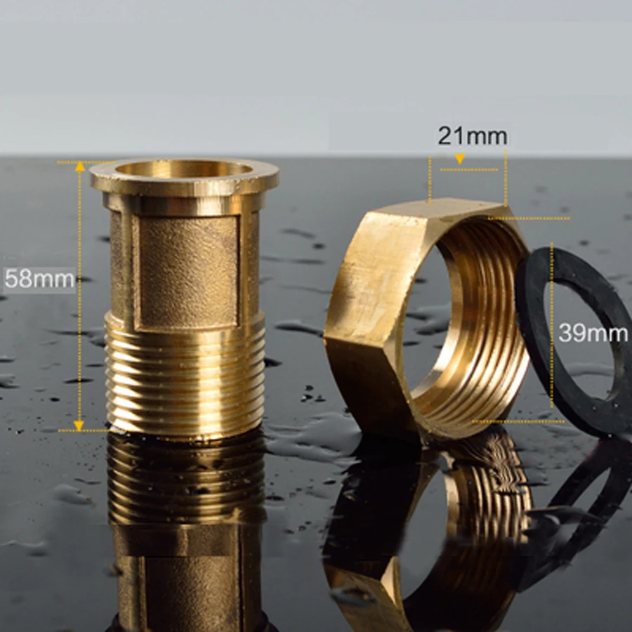 DN32 1-1/4" BSP Female Turn DN25 1" BSP Male Thread Brass Hex Reducer Pipe Fitting Pole Length 45mm Nut Height 16mm For Water Me
DN32 1-1/4" BSP Female Turn DN25 1" BSP Male Thread Brass Hex Reducer Pipe Fitting Pole Length 45mm Nut Height 16mm For Water Me