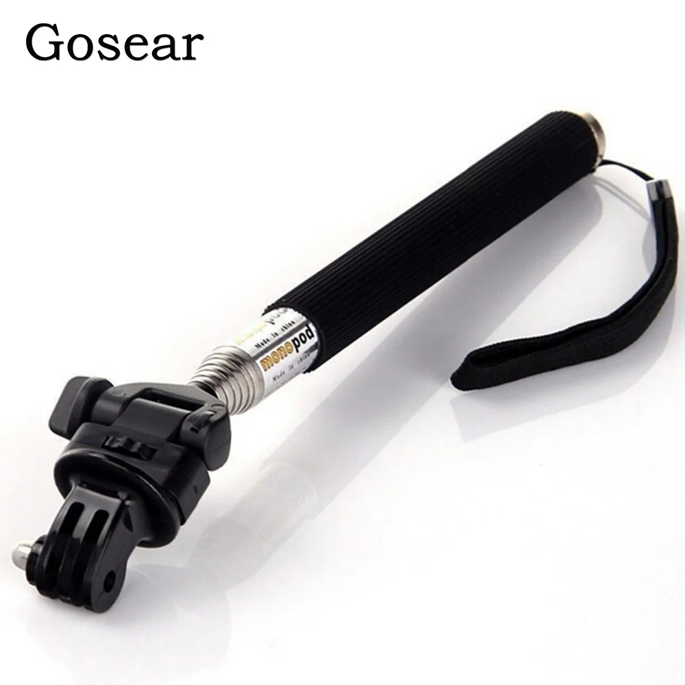 

Gosear Camera Selfie Stick Pole with Monopod Tripod Holder for Gopro Go Pro Hero 5 4 3 2 1 Sjcam SJ4000 Xiaomi Xiomi Yi Gadgets