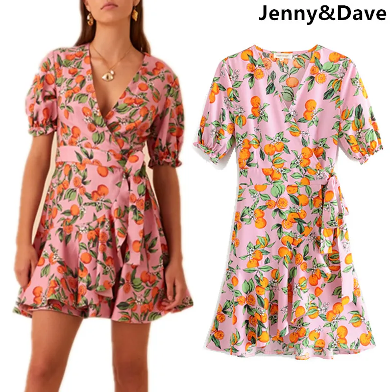 Jenny&Dave 2019 spring summer dress women vestidos print fruist v-neck ruffles vestidos de fiesta party dress 2 pieces set 0601
Jenny&Dave 2019 spring summer dress women vestidos print fruist v-neck ruffles vestidos de fiesta party dress 2 pieces set 0601
