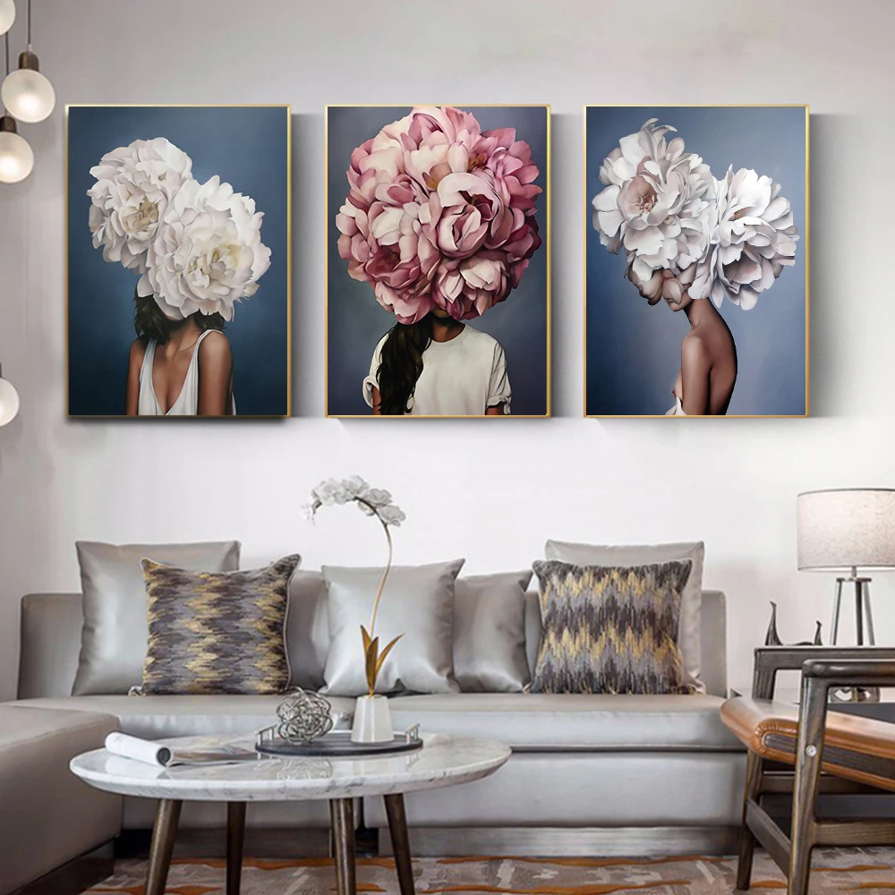 Posters and Prints Nodic Modern Big Size Flowers Feather Women Oil Painting Canvas Wall Pictures for Living Room Home Decoration
Posters and Prints Nodic Modern Big Size Flowers Feather Women Oil Painting Canvas Wall Pictures for Living Room Home Decoration