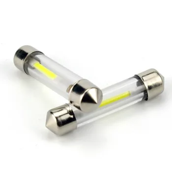 10Pcs/Lot COB Led Chips C5W 31mm 36mm 39mm 41mm Car Interior Glass Lens Festoon Dome Reading 12V DC White Bulbs
10Pcs/Lot COB Led Chips C5W 31mm 36mm 39mm 41mm Car Interior Glass Lens Festoon Dome Reading 12V DC White Bulbs