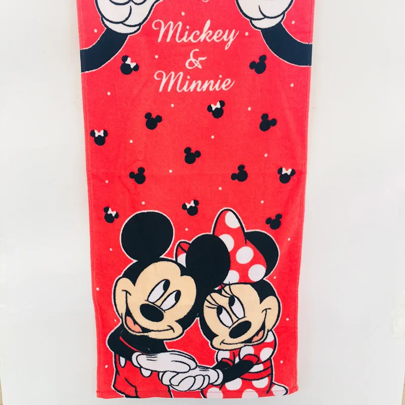 

Disney Mickey Minnie Bath towel cotton child baby cartoon beach towel soft absorbent children's gift Dropship