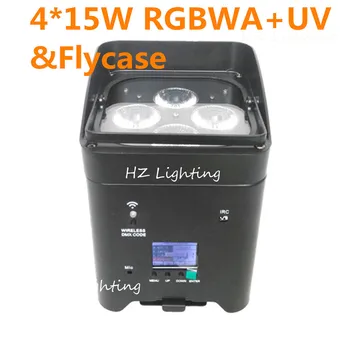 (10 pcs / lot ) Remote Control+ Battery + Wireless Control 4*15W RGBWA+UV 6 in 1 LED Flat Par Light with Flycase
(10 pcs / lot ) Remote Control+ Battery + Wireless Control 4*15W RGBWA+UV 6 in 1 LED Flat Par Light with Flycase