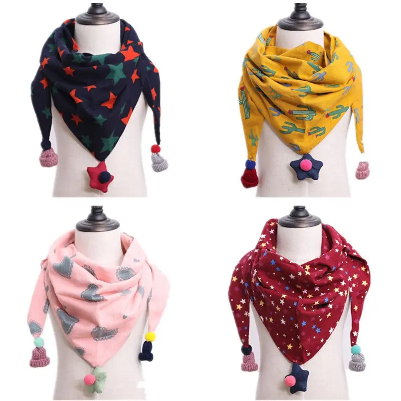 Winter Cold-proof New Children's Scarves For Boys Girls Triangles Cartoon Printed Double-layer Cotton Tassels Baby Accesories
Winter Cold-proof New Children's Scarves For Boys Girls Triangles Cartoon Printed Double-layer Cotton Tassels Baby Accesories