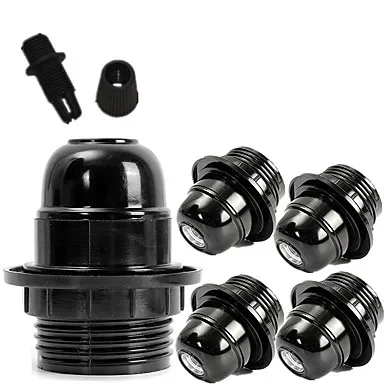 IWHD DIY Black Douille E26 E27 Socket Lamp Holder 110v-220v Fitting E27 Bulb Holder Light Base Plastic
IWHD DIY Black Douille E26 E27 Socket Lamp Holder 110v-220v Fitting E27 Bulb Holder Light Base Plastic