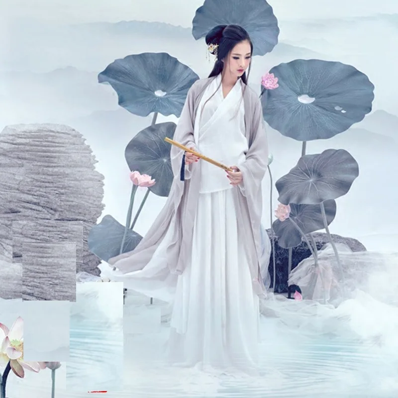 Feng He Chinese Style Vintage Elegant Simple Hanfu Thematic Photography Costume for Women
Feng He Chinese Style Vintage Elegant Simple Hanfu Thematic Photography Costume for Women