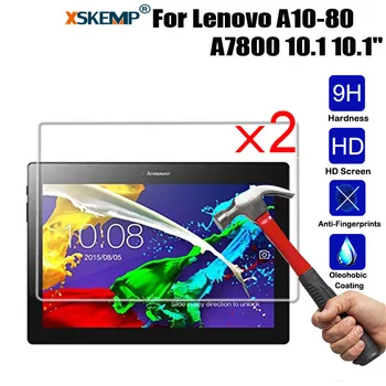 XSKEMP 2Pcs/Lot 0.3mm Ultra Clear Tempered Glass For Lenovo A10-80 A7800 10.1" 9H Hard Tablet Screen Protector Protective Film
XSKEMP 2Pcs/Lot 0.3mm Ultra Clear Tempered Glass For Lenovo A10-80 A7800 10.1" 9H Hard Tablet Screen Protector Protective Film