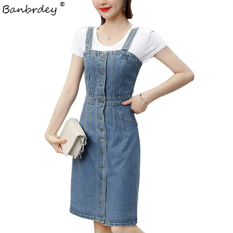 jeans sarafan dress