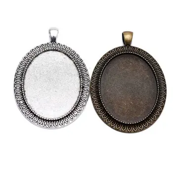 10pcs 40 x 30mm Antique Bronze Cabochon Pendant Base, Oval pendant setting, Oval Pendant Trays, Bezel Cabochon Settings, S003793
10pcs 40 x 30mm Antique Bronze Cabochon Pendant Base, Oval pendant setting, Oval Pendant Trays, Bezel Cabochon Settings, S003793