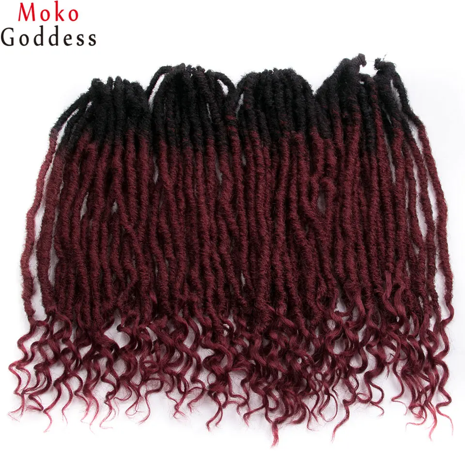 Mokogoddess Crochet Hair Extensions Faux Locs Curly Crochet Braids Braiding Hair Bulk Synthetic Hair Ombre Braids
Mokogoddess Crochet Hair Extensions Faux Locs Curly Crochet Braids Braiding Hair Bulk Synthetic Hair Ombre Braids