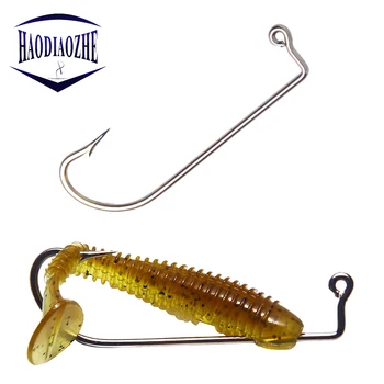 HAODIAOZHE 10Pcs Fishing hook Carbon Steel Crank bait Big Bass Hook Lead Jig Head Barbed Hook for Soft Fishing Lure tool YU9072
HAODIAOZHE 10Pcs Fishing hook Carbon Steel Crank bait Big Bass Hook Lead Jig Head Barbed Hook for Soft Fishing Lure tool YU9072