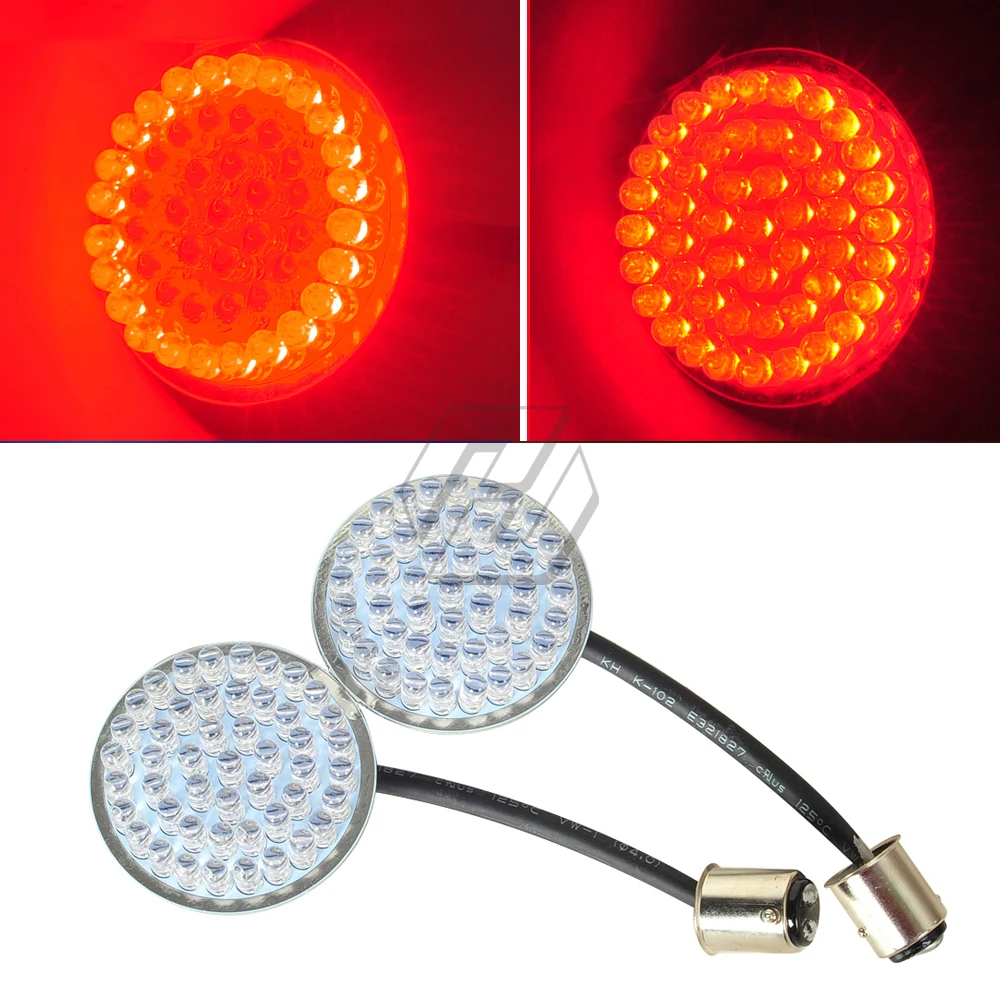 2" LED Motorcycle Front Turn Signal Light Case for Harley Sportster XL883 Softail Dyna Touring Tri Glide W/ Bullet Style 1157
2" LED Motorcycle Front Turn Signal Light Case for Harley Sportster XL883 Softail Dyna Touring Tri Glide W/ Bullet Style 1157