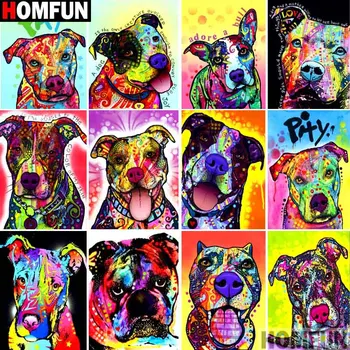 HOMFUN Full Square/Round Drill 5D DIY Diamond Painting "Color dog" 3D Embroidery Cross Stitch 5D Home Decor Gift A13172
HOMFUN Full Square/Round Drill 5D DIY Diamond Painting "Color dog" 3D Embroidery Cross Stitch 5D Home Decor Gift A13172