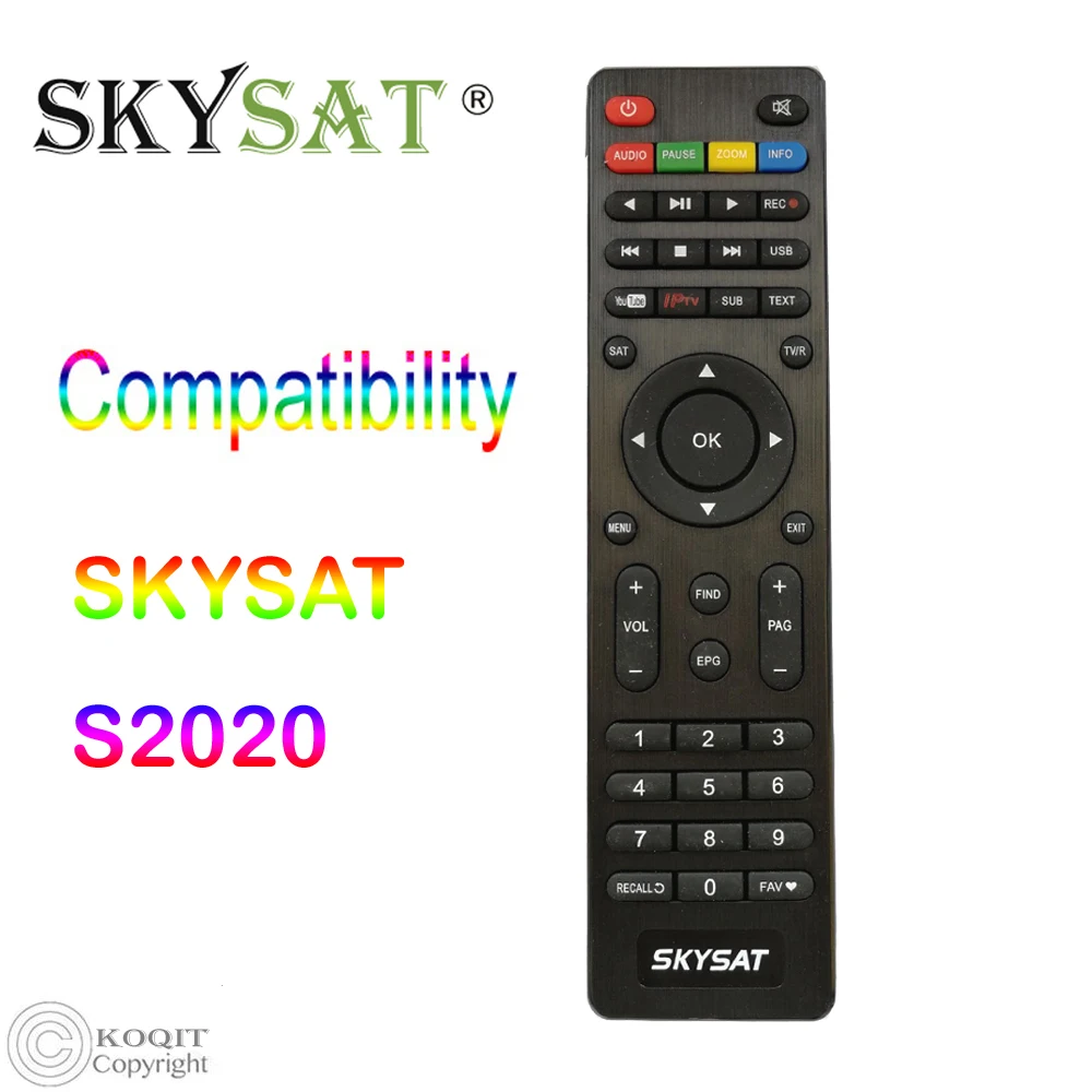 SKYSAT S2020 Extra Remote Control For South America Middle East Europe IKS SKS ACM S2020 Duall Tuner DVB-S2 Satellite Receiver
SKYSAT S2020 Extra Remote Control For South America Middle East Europe IKS SKS ACM S2020 Duall Tuner DVB-S2 Satellite Receiver