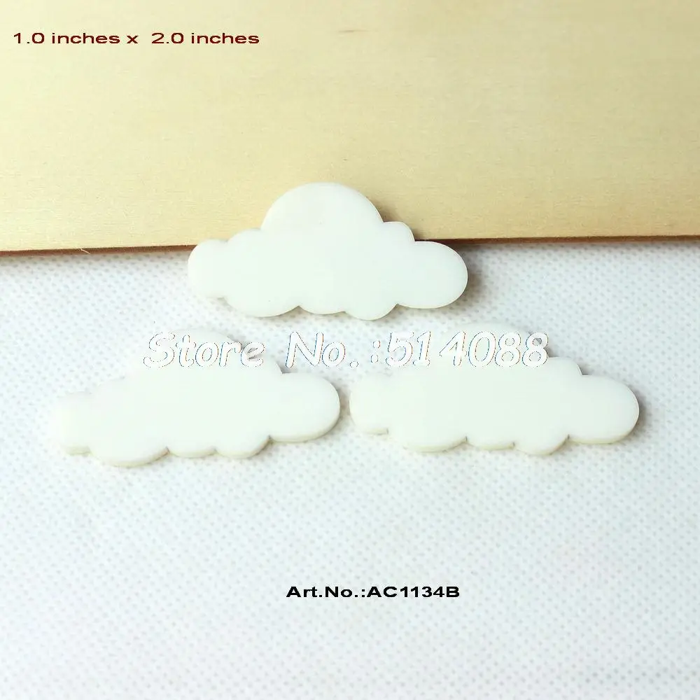 (24pcs/lot) 50mm Acrylic Cloud Brooches (NO Pin) Cutout White Cloud Ornaments 2 inches -AC1134B
(24pcs/lot) 50mm Acrylic Cloud Brooches (NO Pin) Cutout White Cloud Ornaments 2 inches -AC1134B