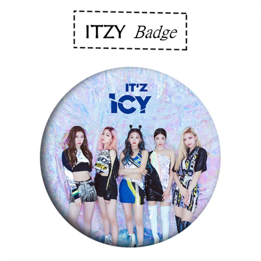 Kpop ITZY IT'z ICY Round Badge Fashion Chest Pins Yuna Lia Brooches Button for Hat Bag Clothes
Kpop ITZY IT'z ICY Round Badge Fashion Chest Pins Yuna Lia Brooches Button for Hat Bag Clothes