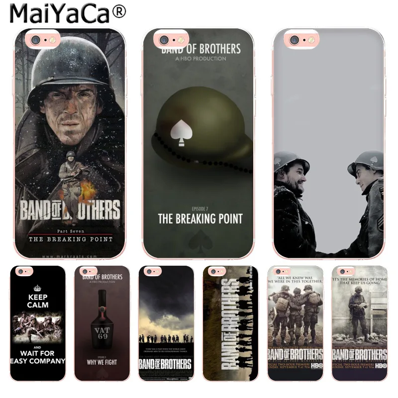 MaiYaCa Band Of Brothers New Arrival Fashion phone case cover for iphone 11 pro 8 7 66S Plus X 10 5S SE XR XS XS MAX
MaiYaCa Band Of Brothers New Arrival Fashion phone case cover for iphone 11 pro 8 7 66S Plus X 10 5S SE XR XS XS MAX