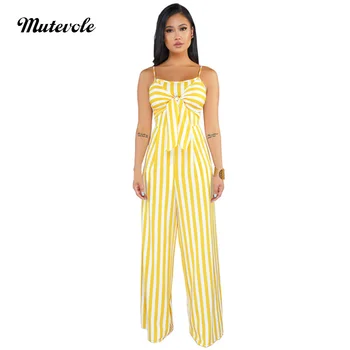 Mutevole Summer Wide Leg Spaghetti Strap Jumpsuit Women Sexy Backless Stripe Jumpsuit Casual Bowtie Bodycon One Piece Jumpsuit
Mutevole Summer Wide Leg Spaghetti Strap Jumpsuit Women Sexy Backless Stripe Jumpsuit Casual Bowtie Bodycon One Piece Jumpsuit