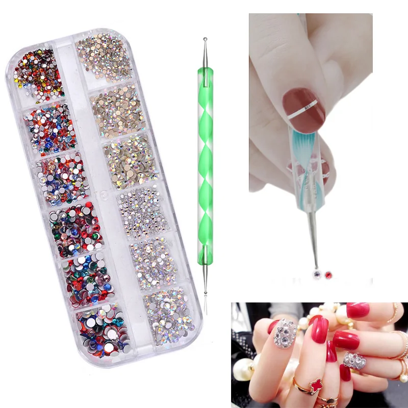 Pandahall Nail Art Diamonds Colorful Nail Art Decorations fixed by Dotting Pen Tools
Pandahall Nail Art Diamonds Colorful Nail Art Decorations fixed by Dotting Pen Tools