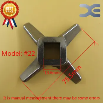 Kitchen Appliance Parts 22 Type Right Angle Knife Meat Grinder Knife Stainless Steel Meat Grinder Parts
Kitchen Appliance Parts 22 Type Right Angle Knife Meat Grinder Knife Stainless Steel Meat Grinder Parts