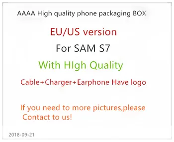 50Pcs/ High Quality US/EU Version Phone Paper Packaging Box Case For Samsung Galaxy S7 With Full Accessories
50Pcs/ High Quality US/EU Version Phone Paper Packaging Box Case For Samsung Galaxy S7 With Full Accessories