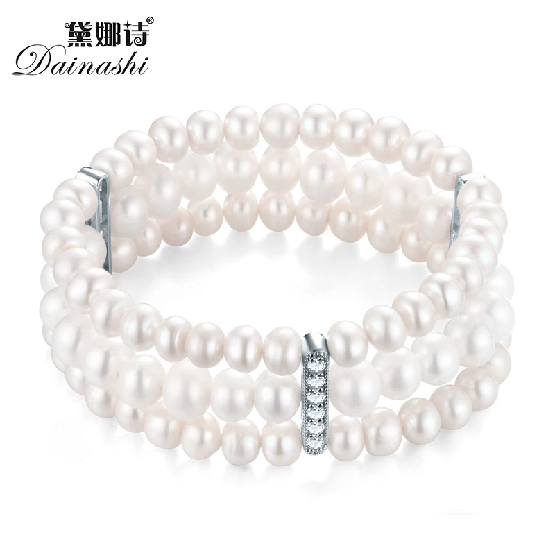 Noble Graceful Queen 279 Pearls 3 Rows Bracelet Wolesale Price, 5-6mm AAAA White Nearround Pearl,AAA Zircon For Wedding Or Party
Noble Graceful Queen 279 Pearls 3 Rows Bracelet Wolesale Price, 5-6mm AAAA White Nearround Pearl,AAA Zircon For Wedding Or Party