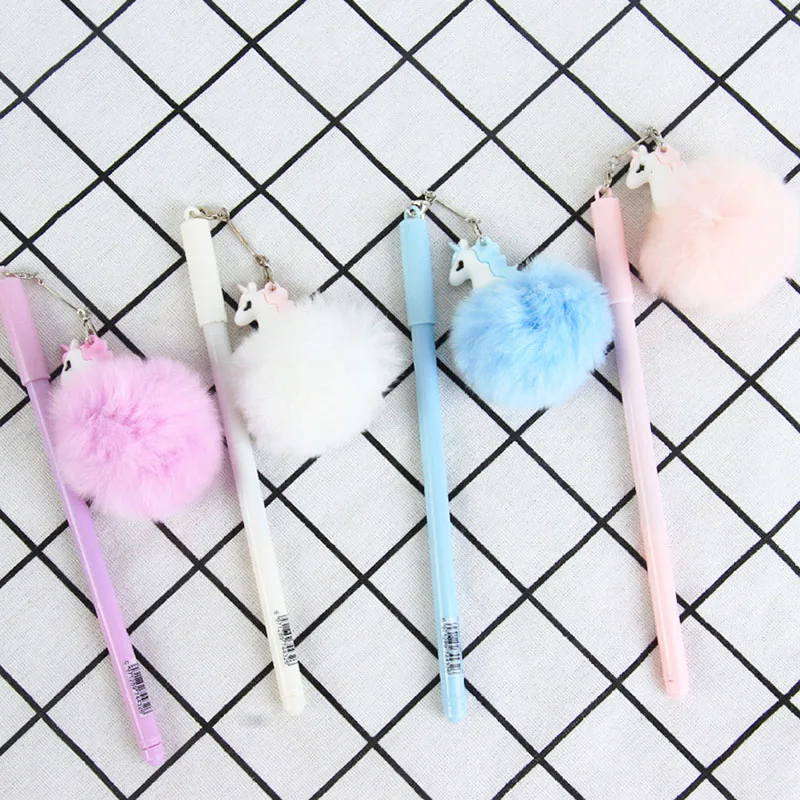 Gel Pen Kawaii 0.5mm Unicorn Pens Plush Pendant Neutral Pens For Writing Gift Office School Supplies Creative Cute Stationery
Gel Pen Kawaii 0.5mm Unicorn Pens Plush Pendant Neutral Pens For Writing Gift Office School Supplies Creative Cute Stationery