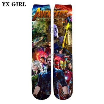 YX GIRL 2018 New style Men 3d Knee High Socks Superhero movie The Avengers Iron Man/Captain America Print Unisex socks K-2
YX GIRL 2018 New style Men 3d Knee High Socks Superhero movie The Avengers Iron Man/Captain America Print Unisex socks K-2