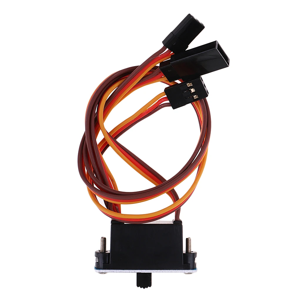 JR 3 Way Connector Plug Cable Wire Harness High Quality On/Off Power Switch for RC Car Wire Harness Cable Accs