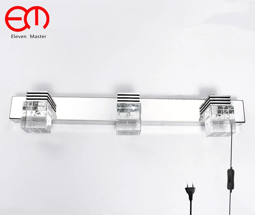 High power LED mirror headlight modern minimalist bathroom lamp crystal lamp bedroom bathroom lighting KML0010
High power LED mirror headlight modern minimalist bathroom lamp crystal lamp bedroom bathroom lighting KML0010