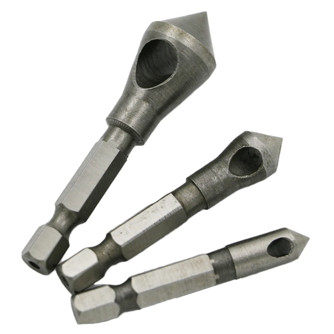 50MM 3PCS/lot HSS Titanium Coated Countersink & Deburring Drill Bit Hand Tool Set For Cutting Through Metal Wood Drill Bits
50MM 3PCS/lot HSS Titanium Coated Countersink & Deburring Drill Bit Hand Tool Set For Cutting Through Metal Wood Drill Bits