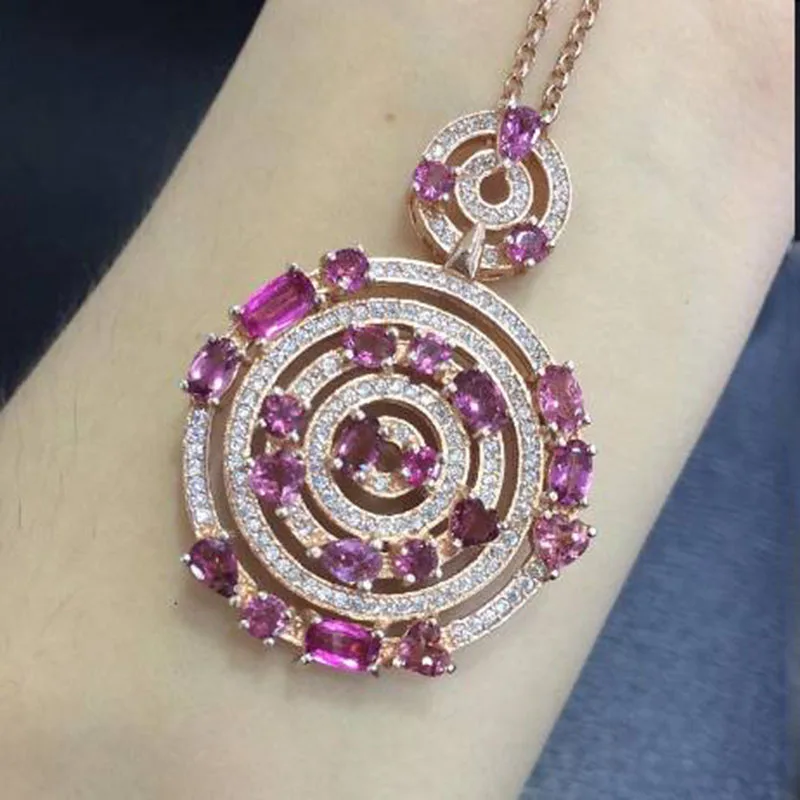 Collier Qi Xuan_Tourmaline Stone Fashion Pendant Necklaces_Tourmaline Necklaces_Quality Guaranteed_Manufacturer Directly Sale
Collier Qi Xuan_Tourmaline Stone Fashion Pendant Necklaces_Tourmaline Necklaces_Quality Guaranteed_Manufacturer Directly Sale