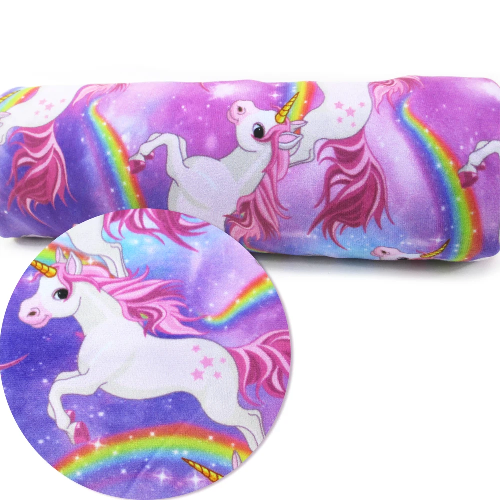 David accessories 50*145cm unicorn candy velvet fabric for Tissue Kids home textile Sewing,c2869
David accessories 50*145cm unicorn candy velvet fabric for Tissue Kids home textile Sewing,c2869