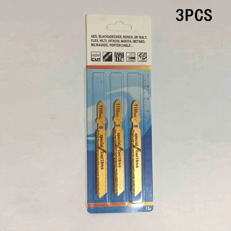 3pcs 3" T150 Carbide 50 Grit T-Shank Jigsaw Blades Ideal for cutting ceramic tile and synthetic materials
3pcs 3" T150 Carbide 50 Grit T-Shank Jigsaw Blades Ideal for cutting ceramic tile and synthetic materials