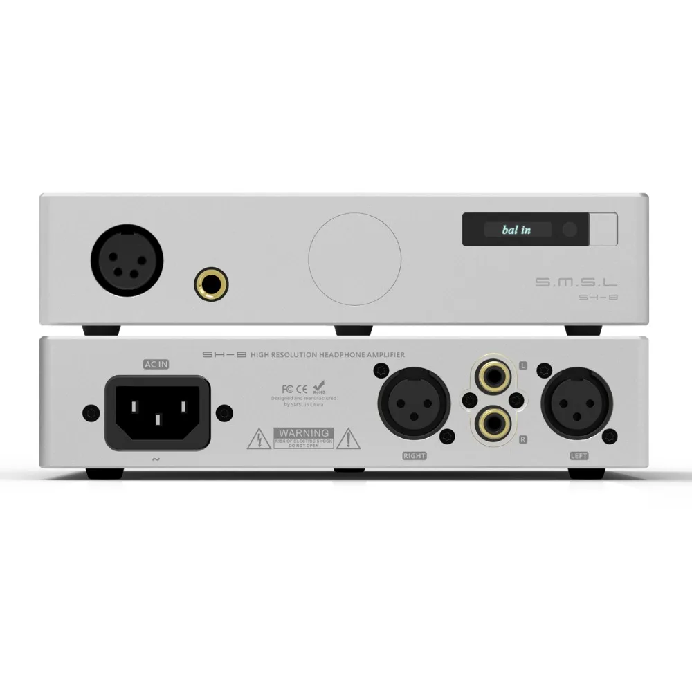 SMSL SH-8 Full Balanced 6.35mm/Balanced High Performance Headphone Amplifier for HD800/HD600/K812/T1/PS1000
SMSL SH-8 Full Balanced 6.35mm/Balanced High Performance Headphone Amplifier for HD800/HD600/K812/T1/PS1000