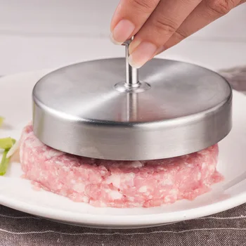 50pcs/lot Stainless Steel Hamburger Presses Maker Patties Mold Hand Operated Burger Press Cooking Tools Kitchen Accessories
50pcs/lot Stainless Steel Hamburger Presses Maker Patties Mold Hand Operated Burger Press Cooking Tools Kitchen Accessories