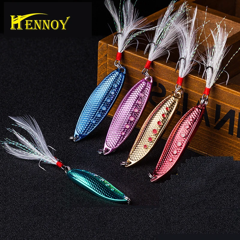 Hennoy 5pcs/Lot Metal Spoon Lures with Treble Hook Hard Spinner Bait 7g 10g 15g Peche Jig Anzuelos De Pesca-mixed colors
Hennoy 5pcs/Lot Metal Spoon Lures with Treble Hook Hard Spinner Bait 7g 10g 15g Peche Jig Anzuelos De Pesca-mixed colors