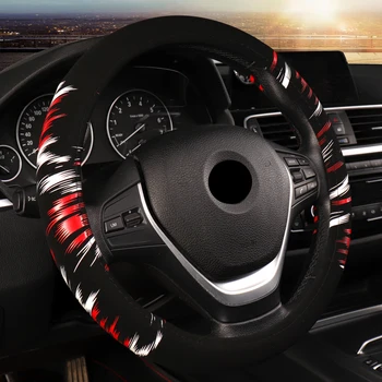 Car Steering Wheel Cover Dazzle Color Racing Car Style M Size Universal Fit 95% Cars Frosted Cloth Antiskid
Car Steering Wheel Cover Dazzle Color Racing Car Style M Size Universal Fit 95% Cars Frosted Cloth Antiskid