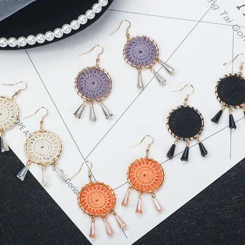 2020 New Oorbellen Han Edition The Manual Hook Is Colored Fringe E1355 Dreamcatcher Bohemia National Wind Drop Earrings, Ear
2020 New Oorbellen Han Edition The Manual Hook Is Colored Fringe E1355 Dreamcatcher Bohemia National Wind Drop Earrings, Ear