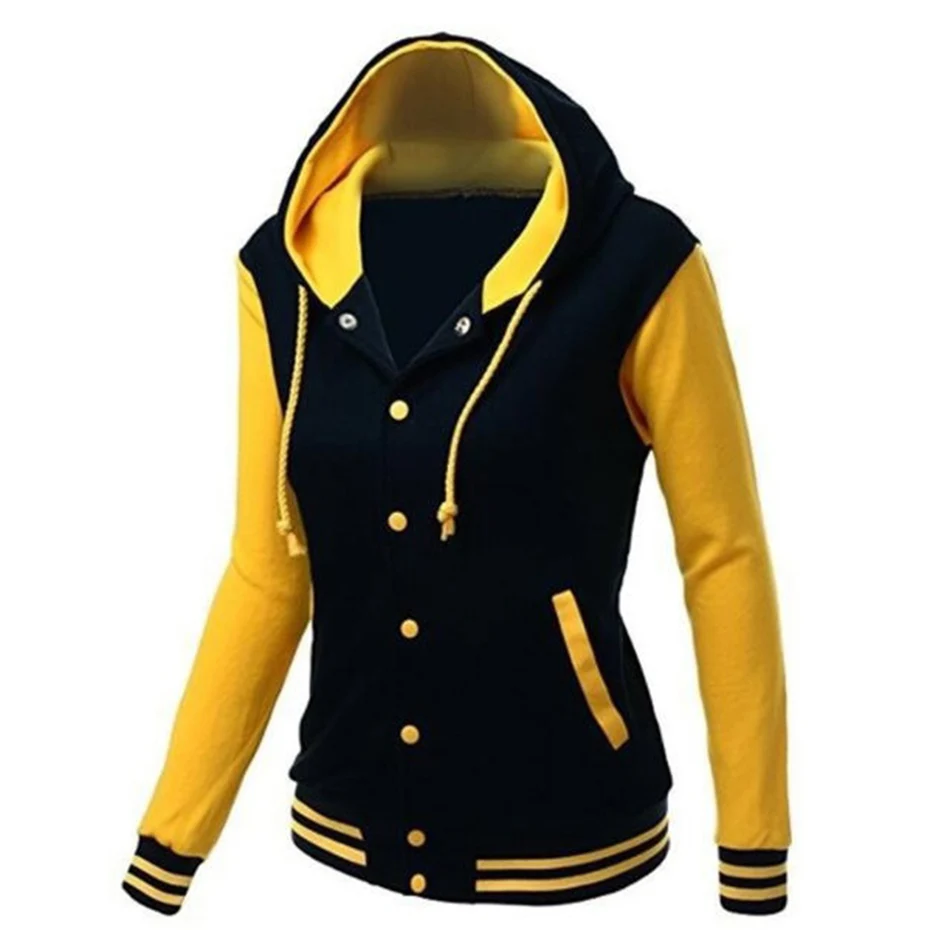 Zogaa 2018 Women Hoodies Sweatshirts Long Sleeve Hoody Ladies Pocket Patchwork Womens Sweatshirt Female Baseball Jacket Hoodies
Zogaa 2018 Women Hoodies Sweatshirts Long Sleeve Hoody Ladies Pocket Patchwork Womens Sweatshirt Female Baseball Jacket Hoodies