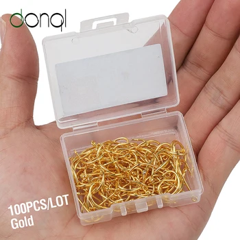 DONAL 100pcs Barbed Fishing Hooks Set High Carbon Steel Single Carp Fishhook Jig Fly Fishing Hook Sea Tackle Accessories 3#-15#
DONAL 100pcs Barbed Fishing Hooks Set High Carbon Steel Single Carp Fishhook Jig Fly Fishing Hook Sea Tackle Accessories 3#-15#