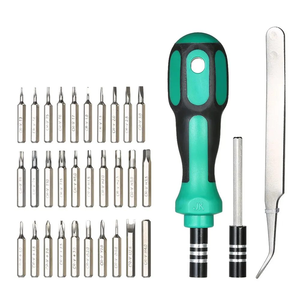 Multi-functional DIY 33 in 1 Magnetic Screwdriver Set CR-V Bits Screw driver Repair Tool Kit Electronic Maintenance
Multi-functional DIY 33 in 1 Magnetic Screwdriver Set CR-V Bits Screw driver Repair Tool Kit Electronic Maintenance