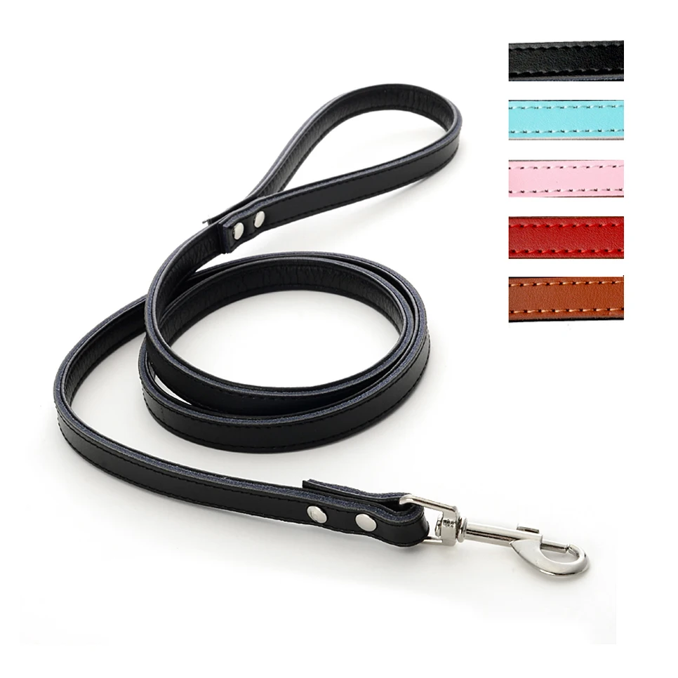 Leather Dog leash Padded Dogs Training Leash Puppy Pet Walking Leads 5 Colors For Small Medium Dogs Pink Blue
Leather Dog leash Padded Dogs Training Leash Puppy Pet Walking Leads 5 Colors For Small Medium Dogs Pink Blue