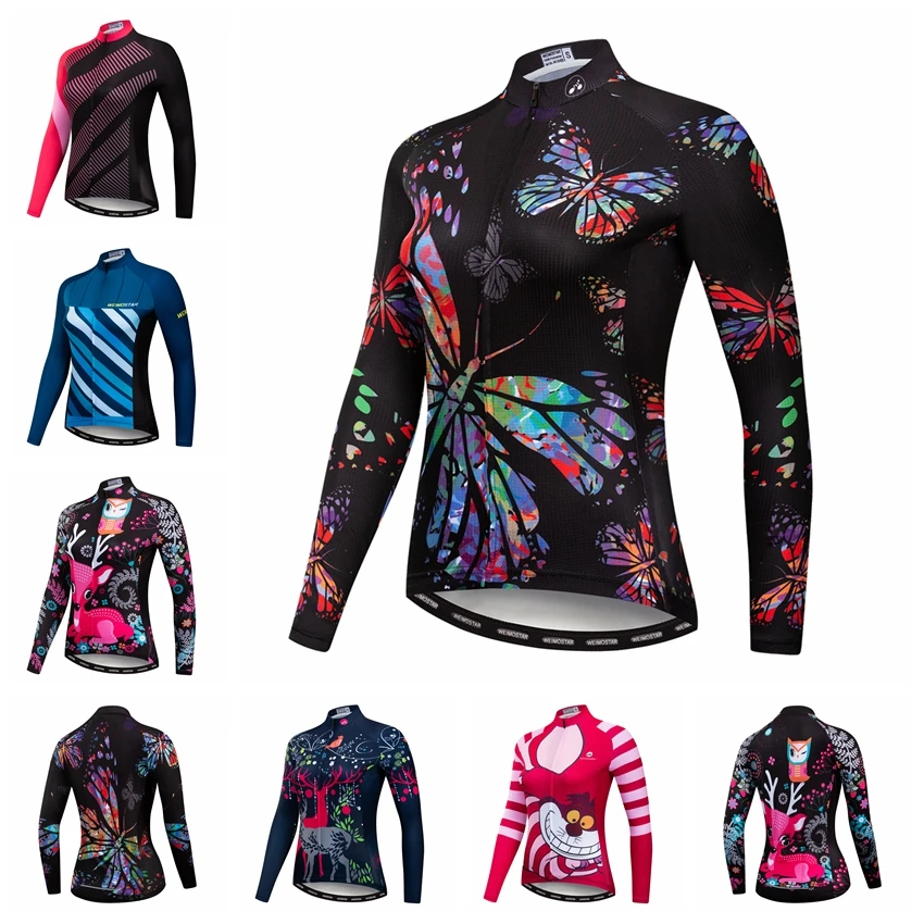 2018 Cats Cycling Long Sleeve Jersey Women Bicycle clothes Mtb Mountain Bike Shirt Ropa Ciclismo sports Blouse top Autumn Pink 
2018 Cats Cycling Long Sleeve Jersey Women Bicycle clothes Mtb Mountain Bike Shirt Ropa Ciclismo sports Blouse top Autumn Pink