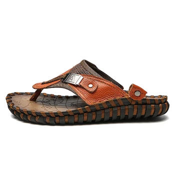 New Arrival Summer Men Flip Flops High Quality Beach Sandals Non-slide Male Slippers Zapatos Hombre Casual Sapato Hollow Shoes
New Arrival Summer Men Flip Flops High Quality Beach Sandals Non-slide Male Slippers Zapatos Hombre Casual Sapato Hollow Shoes