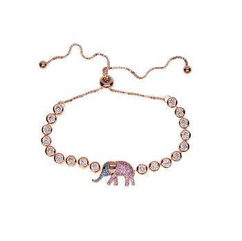 Female Ladybug Elephant Tennis Chain Bracelets Rose Gold Color Cute Lovely Young Girls Adjustable Animal Jewelry Wholesale Charm
Female Ladybug Elephant Tennis Chain Bracelets Rose Gold Color Cute Lovely Young Girls Adjustable Animal Jewelry Wholesale Charm