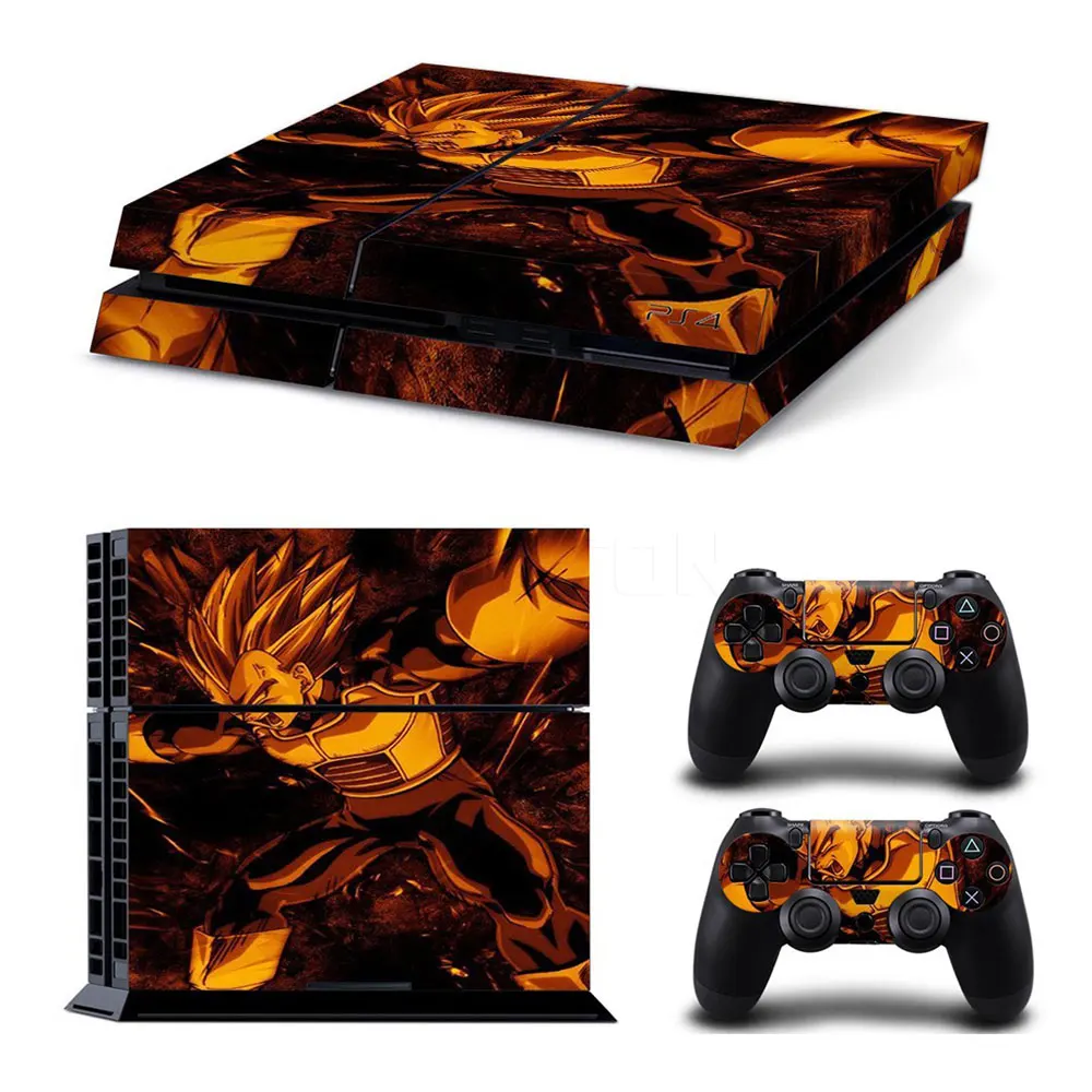 2016 New Dragon Ball Vegeta Vinyl Decal PS4 Skin Stickers Wrap for Sony PlayStation 4 Console and 2 Controllers Decorative Skins
2016 New Dragon Ball Vegeta Vinyl Decal PS4 Skin Stickers Wrap for Sony PlayStation 4 Console and 2 Controllers Decorative Skins
