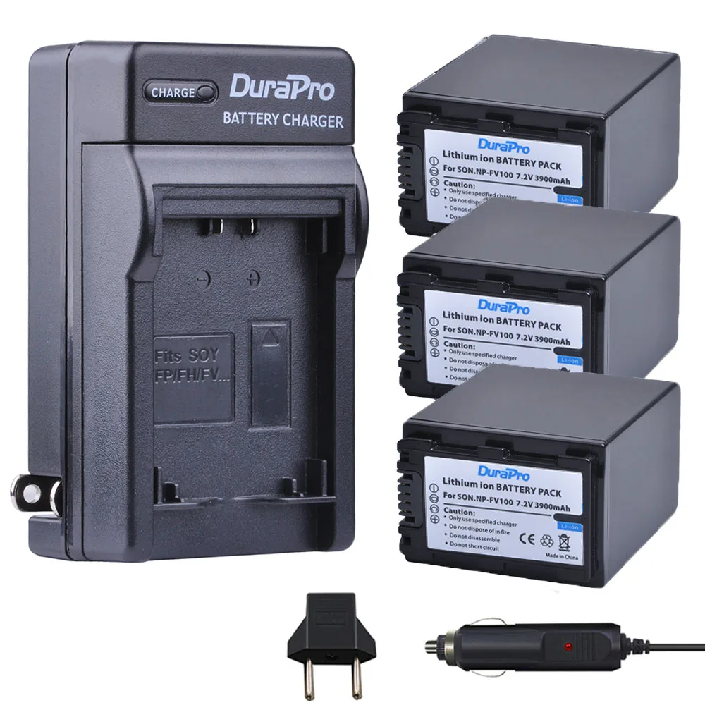 3PCS NP-FV100 NPFV100 NP FV100 Li-ion Battery + Car Charger For Sony XR350E XR150E CX550E CX350E CX150E DCR-SR68E SX83E SX63E
3PCS NP-FV100 NPFV100 NP FV100 Li-ion Battery + Car Charger For Sony XR350E XR150E CX550E CX350E CX150E DCR-SR68E SX83E SX63E