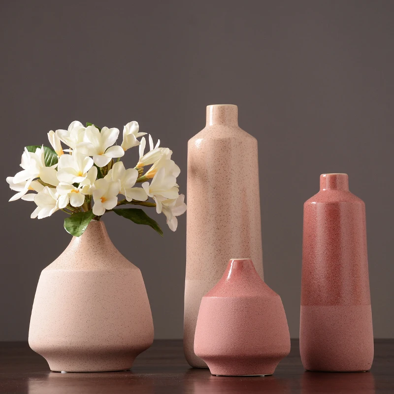 Nordic High-quality Pink/Beige ceramic Vase Dried flower vase Tabletop Crafts furnishings vases fashion weddings home decoratio
Nordic High-quality Pink/Beige ceramic Vase Dried flower vase Tabletop Crafts furnishings vases fashion weddings home decoratio