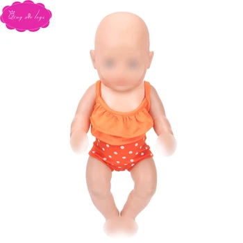 43 cm baby dolls Clothes orange strap bathing suit swimwear bikini jumpsuits Dress accessories fit 18 inch Girl doll f402
43 cm baby dolls Clothes orange strap bathing suit swimwear bikini jumpsuits Dress accessories fit 18 inch Girl doll f402